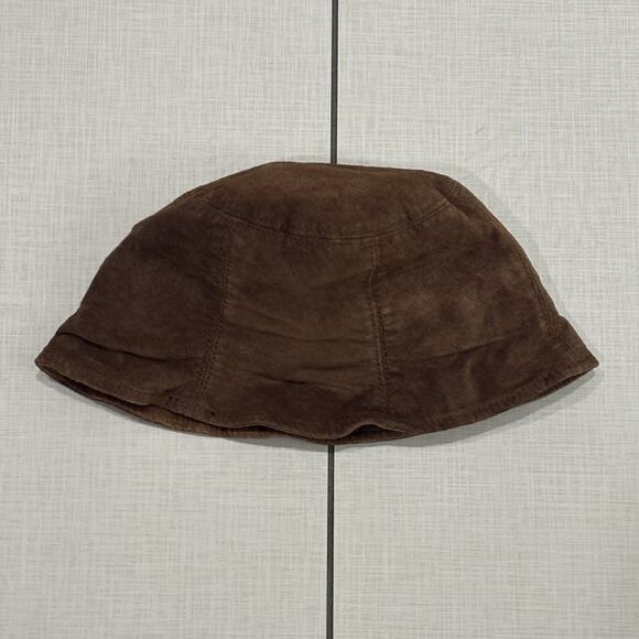 Vintage Wilsons Leather Brown Suede Bucket Hat Rare Grail Size S/M